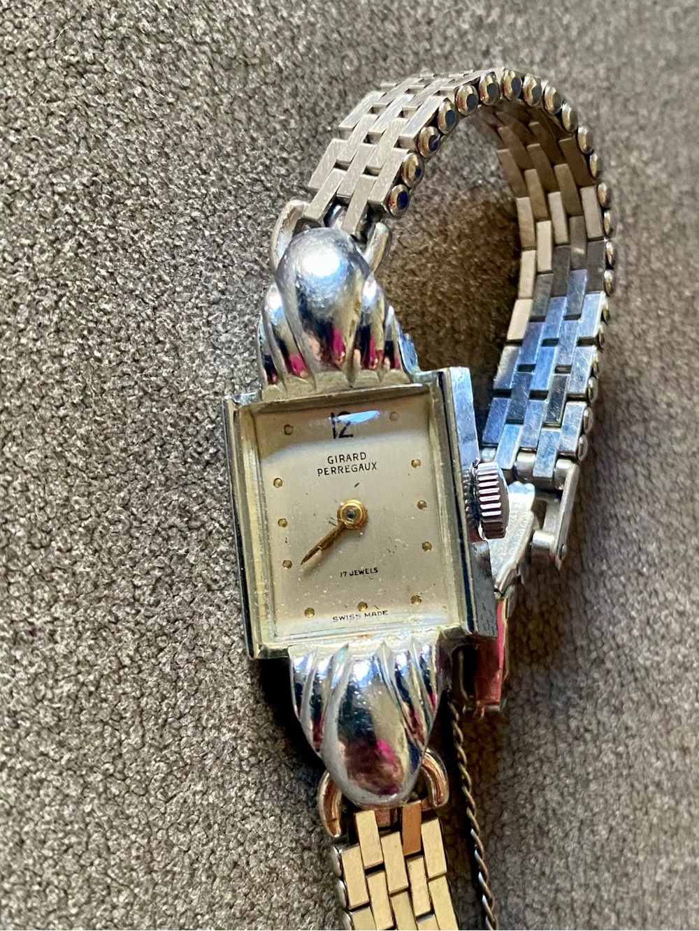 Vintage Girard-Perregaux Swiss Deco Cocktail Watch Kreisler 10K Gold Filled